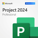 Microsoft Project 2024 Professional Lifetime PC – Retail Key